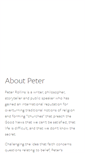 Mobile Screenshot of peterrollins.com